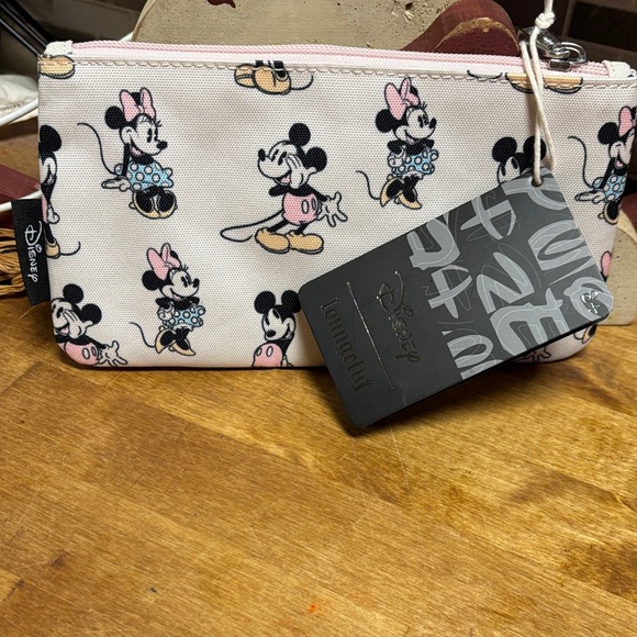 Disney Handbags - Disney Minnie and Mickey Mouse Patterned Pouch